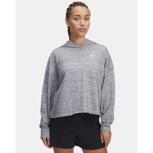 Under Armour Gray Oversized Comfy Athleisure‎ UA Rival Terry Hoodie Size Large